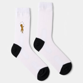 calcetines de tripulación de ardilla malabarista f