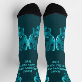 Calcetines de tripulación de cabeza robótica CIBOR