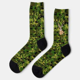 calcetines de tripulación de camuflaje personaliza