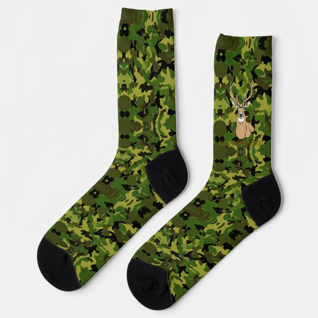 calcetines de tripulación de camuflaje personaliza (Izquierda)