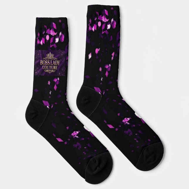 Calcetines de tripulación de couture de dama jefe (Derecha)