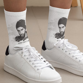 Calcetines de tripulación de foto moderna