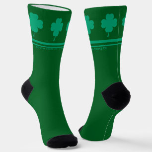 Calcetines de tripulación de golf con trébol del d