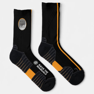 Calcetines de tripulación de NACIÓN DE TRES PEDALE