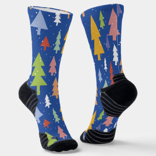 Calcetines de tripulación del bosque helado