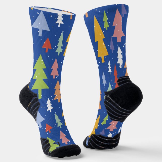 Calcetines de tripulación del bosque helado (Angular)