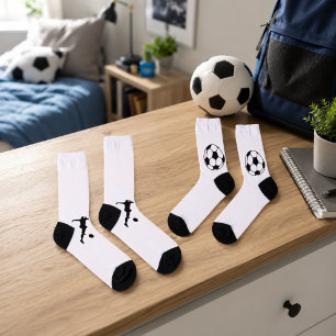 Calcetines de tripulación del mundo del fútbol