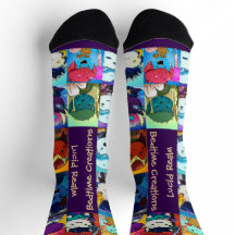 Calcetines de tripulación del reino lúcido de Bedt