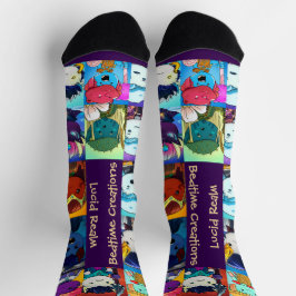 Calcetines de tripulación del reino lúcido de Bedt