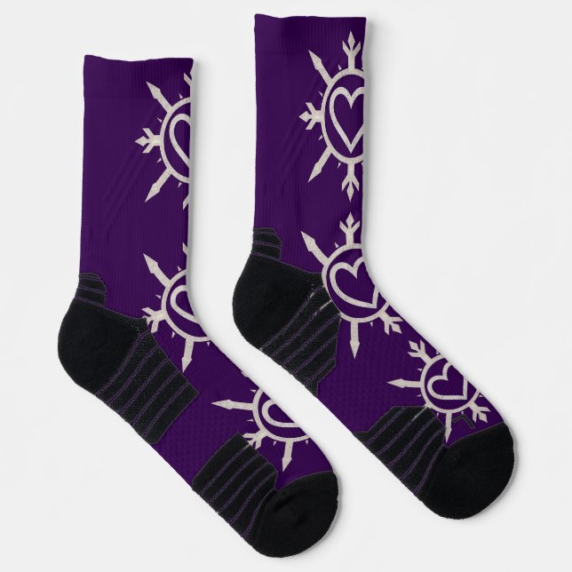 Calcetines de tripulación "Emblem of Love" (Derecha)