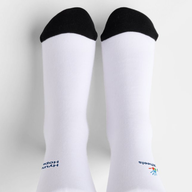 Calcetines de tripulación Hyundai Hope on Wheels (Arriba)