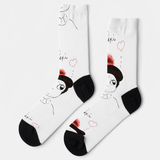 Calcetines de tripulación lindos (Izquierda)