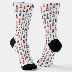 Calcetines de tripulación náutica Faróis de Portug