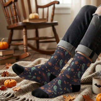 Calcetines de tripulación sostenibles de Halloween