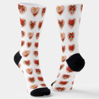 Calcetines de tripulación Vintage Love