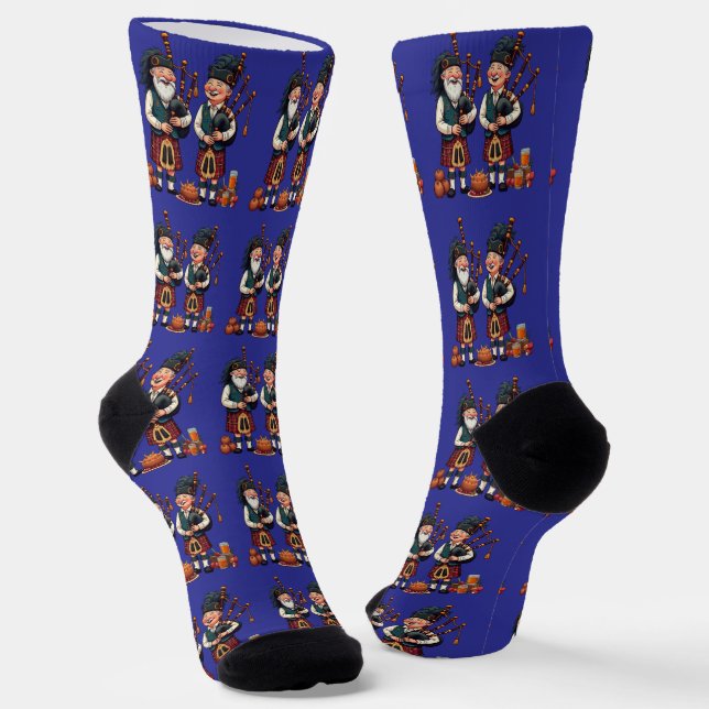 Calcetines Deberes de los gaiteros para la procesión de Haggi (Angular)