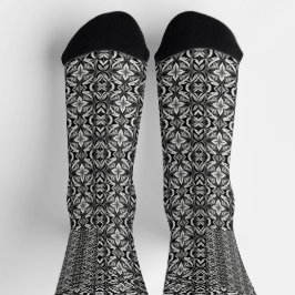 Calcetines Deco de lujo negro y blanco