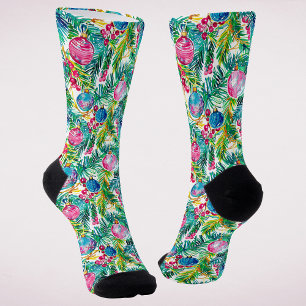Calcetines Decoraciones Navideñas Coloridas y Elegantes