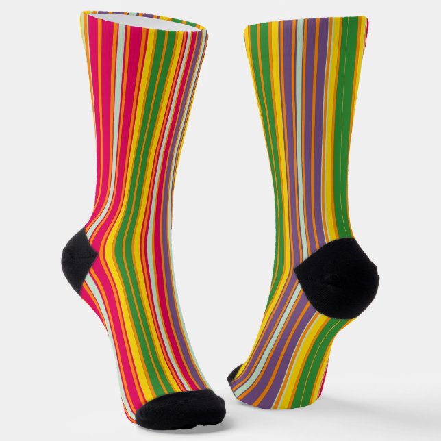 Calcetines  Decorative Striped  (Angular)
