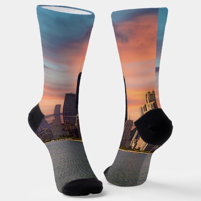 Calcetines Deep Sunset Chicago (Angular)