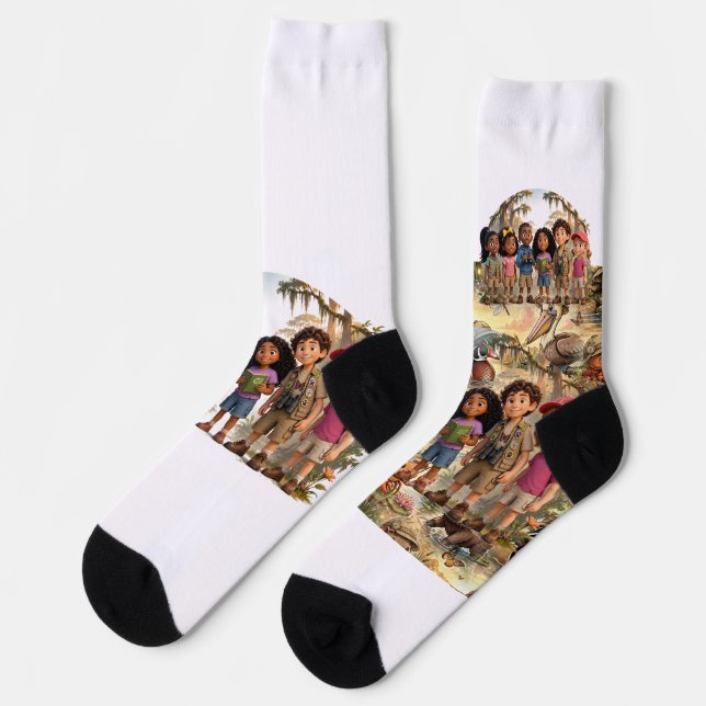 Calcetines del equipo de exploradores de Lil' Bayo (Izquierda)
