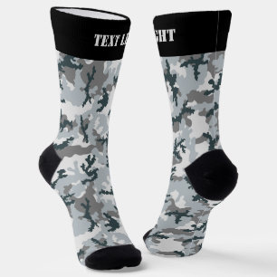 Calcetines del patrón de camuflaje urbano