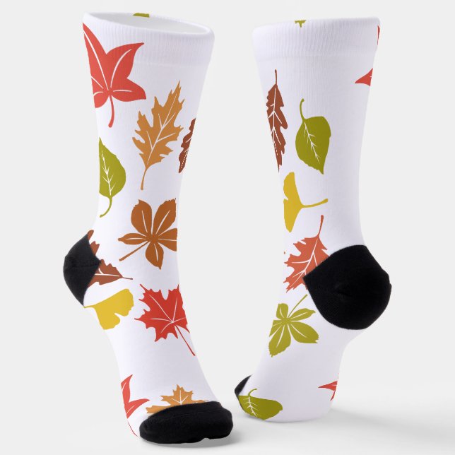 Calcetines del patrón de hojas (Angular)
