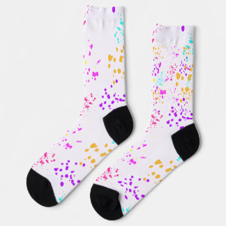 Calcetines del patrón de las salpicaduras de color