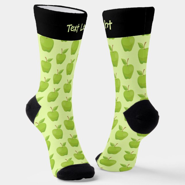 Calcetines del patrón verde de Apple (Angular)