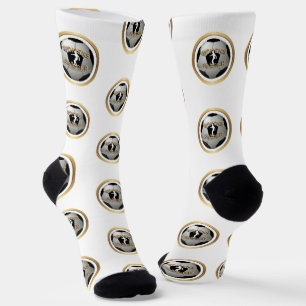 Calcetines Deportes de la pelota de fútbol femenino