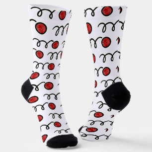 Calcetines deportivos de la tripulación de la esta