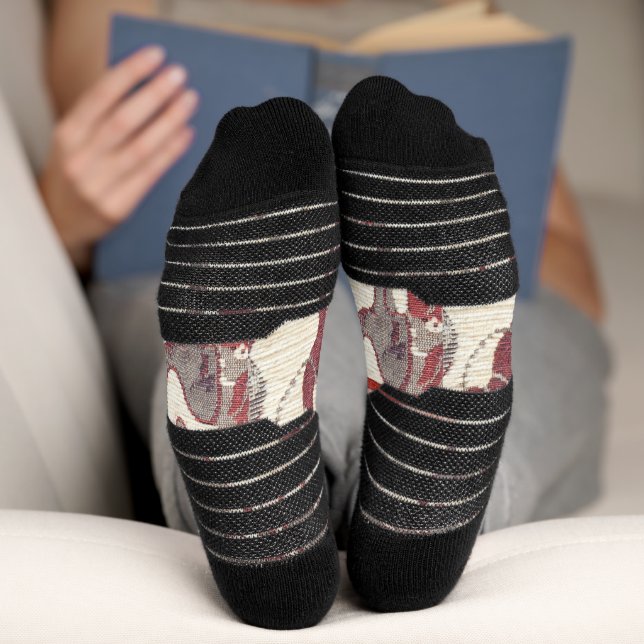 Calcetines Desert Camels Caravan Art (Abajo)