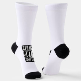 Calcetines Destitución de inodoro de salida directa Graciosa