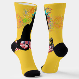 Calcetines Día de la Independencia de Le Chat Noir