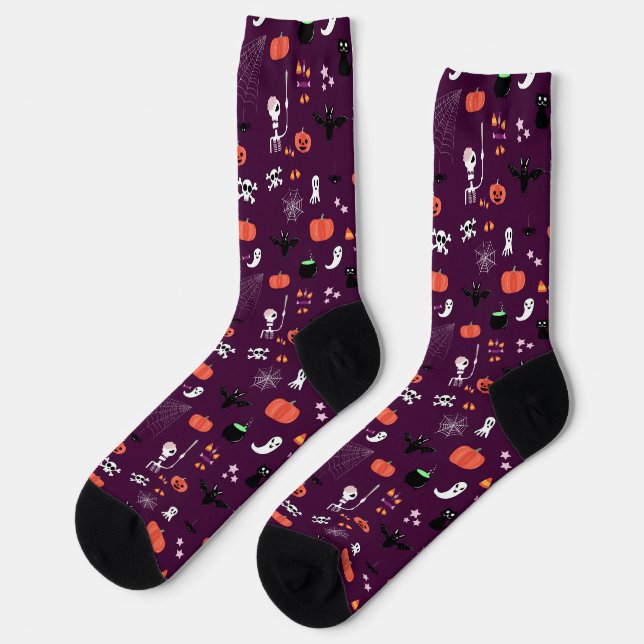 Calcetines Día de las Brujas (Izquierda)