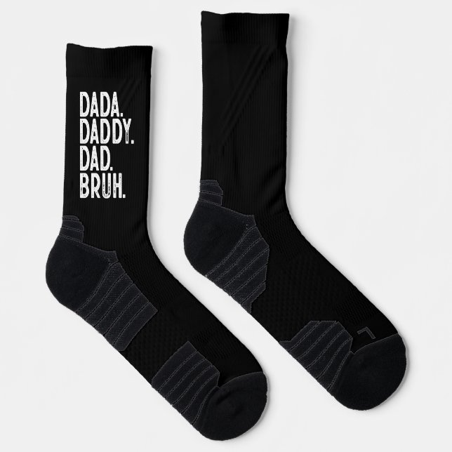 CALCETINES DÍA DE LOS PADRES DE DADDY DAD BRUH (Derecha)