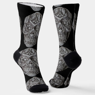 Calcetines Día de Muertos Sugar Skull Thunder_Cove