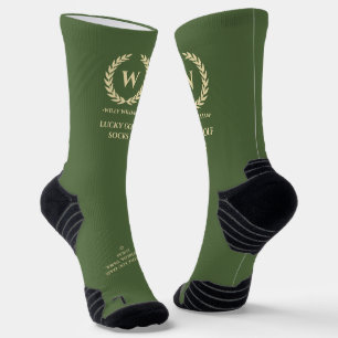 CALCETINES DÍA DEL PADRE MODERNO GOLF MONOGRAM SUERTE GOLF