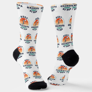 Calcetines Día del Padre Retro Abuelo Amante del Golf Persona