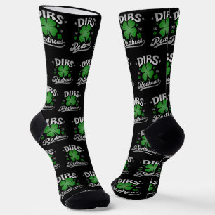 Calcetines Dibs On The Redhead Funny St Patrick's Day