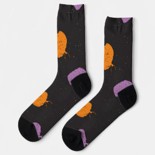 Calcetines Dibujo de calabaza