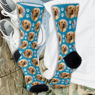 Calcetines Dibujo fotográfico Mascota corto imprime perro pat