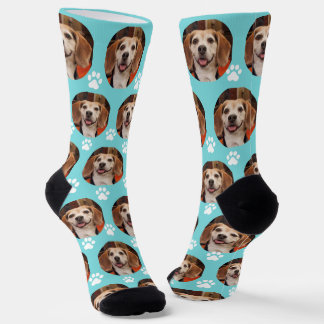 Calcetines Dibujo fotográfico Mascota corto imprime Personali