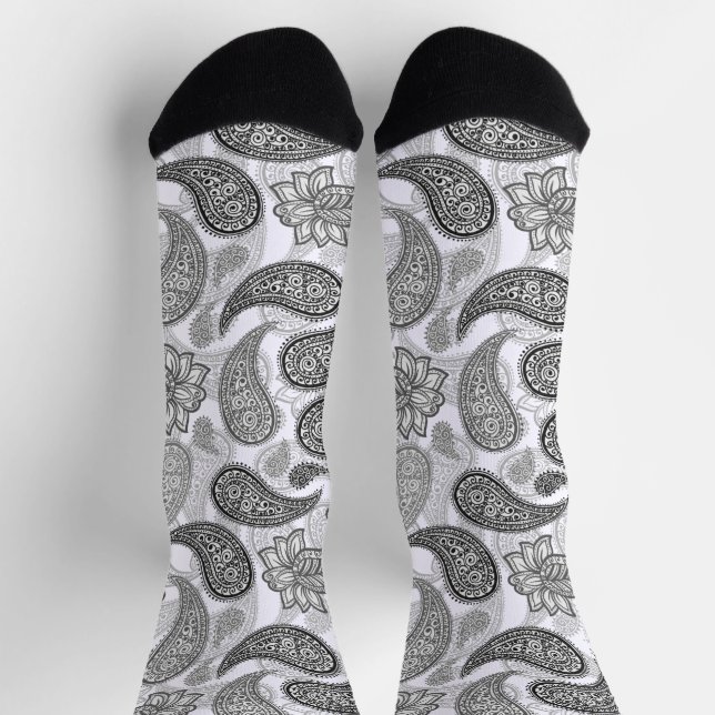 Calcetines Dibujo Paisley  (Arriba)