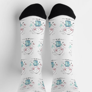 Calcetines dibujo personalizado de niños