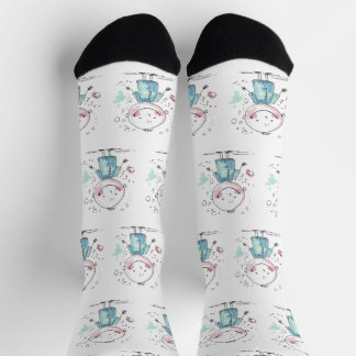 Calcetines dibujo personalizado de niños