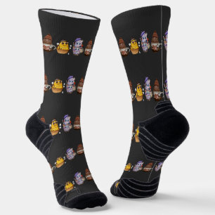 Calcetines Dibujos de Artista Dulces Personajes Kawaii Arte d