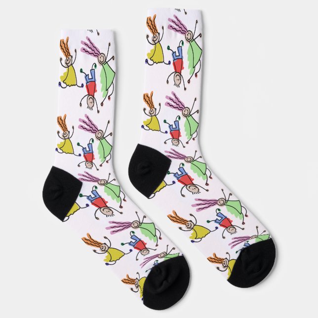 Calcetines Dibujos de niños en  (Derecha)