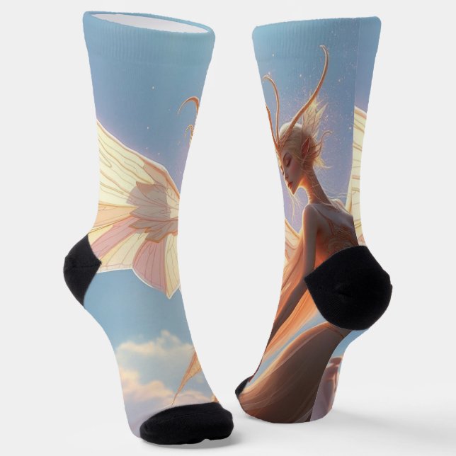 Calcetines „Die kleine Zahnfee – Hüterin der Milchzähne“ (Angular)