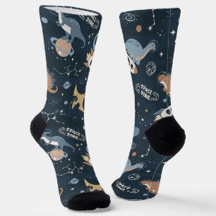 Calcetines Dino espacial